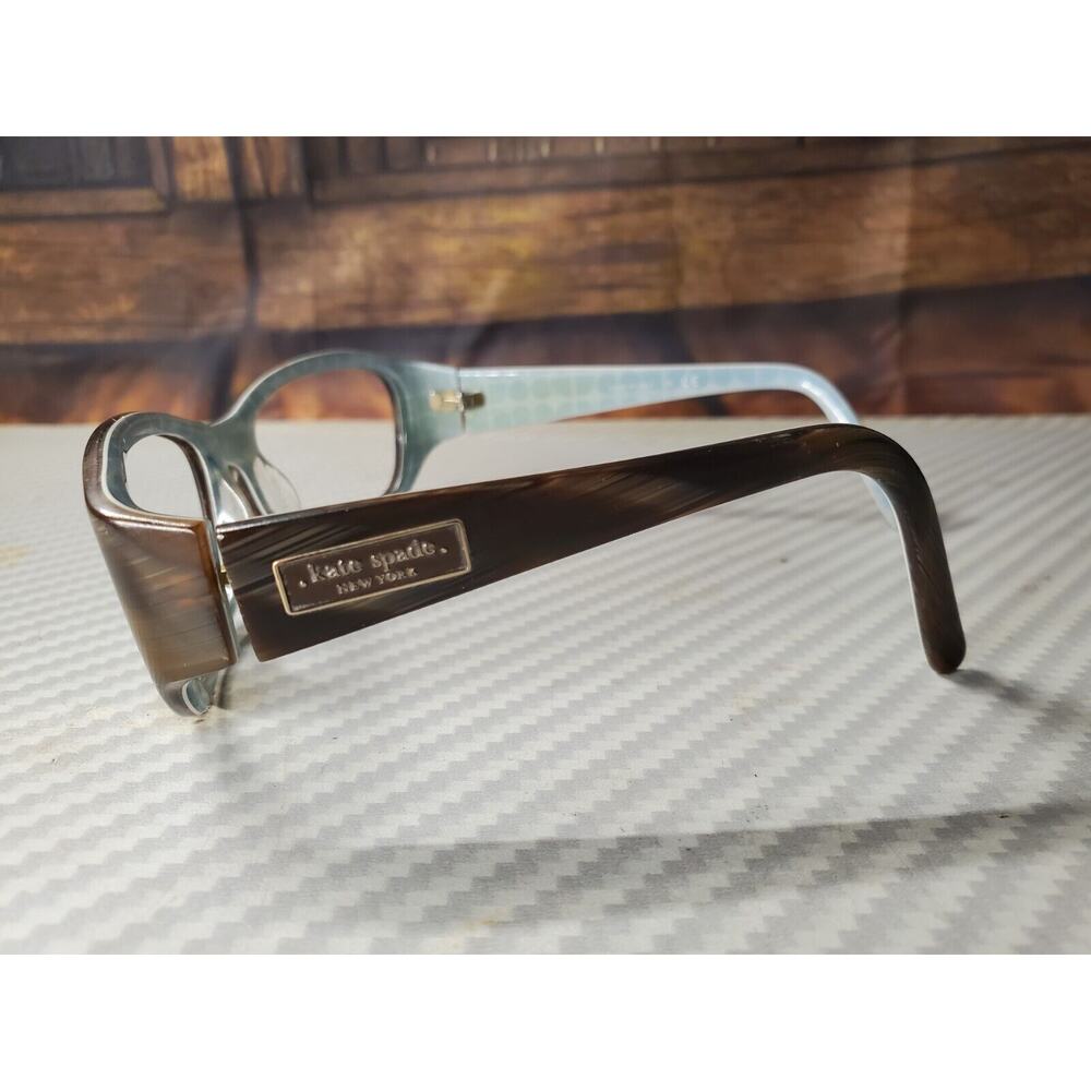 KATE SPADE “DEE” Sunglasses Frame Italy 54-17-120 Brown Marble Wrap G141